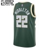 Dres Milwaukee Bucks Khris Middleton 22 Nike 2022-23 Icon Edition Zelena Swingman - Dječji